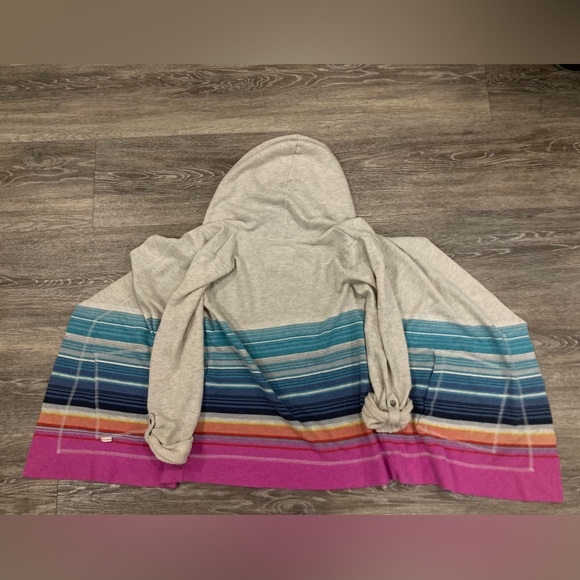 Billabong striped hooded cover up - Picture 3 of 4